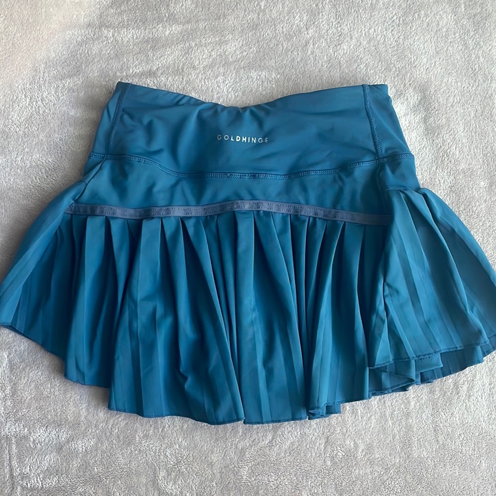 Dark Teal Goldhinge Skirt